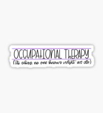 Occupational therapy Sticker