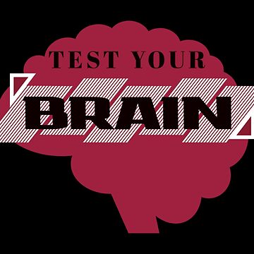 BRAIN TEST Poster for Sale by HMS STORE