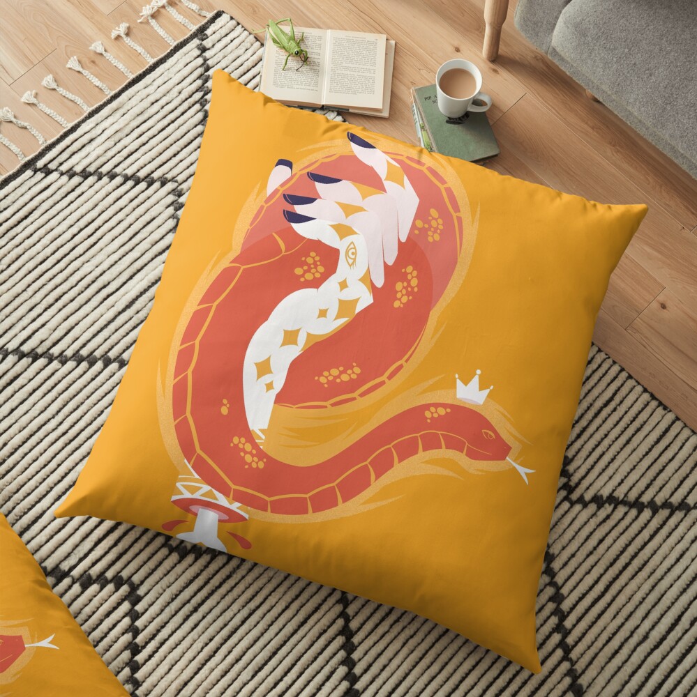 Handy Dandy Snake Floor Pillow