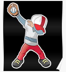Póster Dabbing Baseball