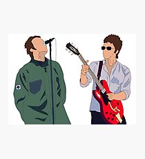 Liam and Noel Gallagher Photographic Print