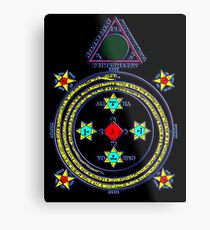 Solomon Circle Goetia Metal Print