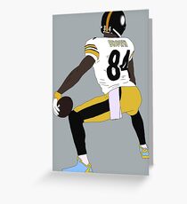 Antonio Brown Touchdown Celebration Greeting Card