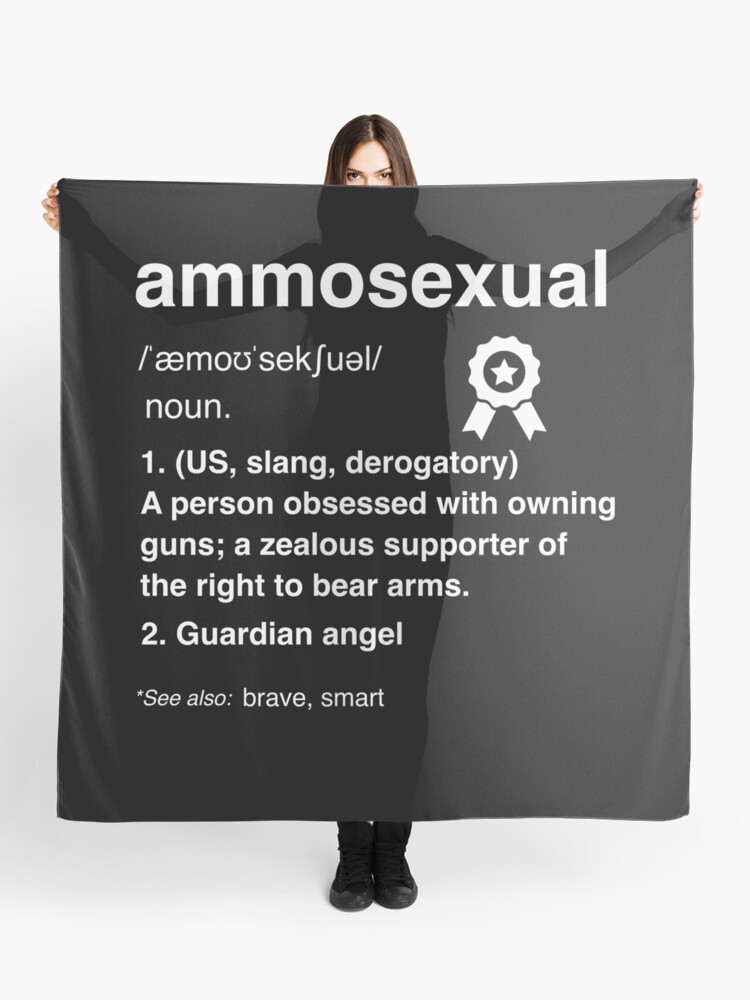 Ammosexual Definition Hunting Guardian Angel Scarf By Maindy