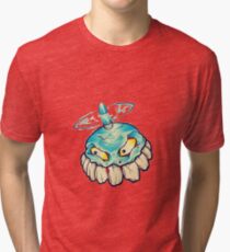 Bad Ass Blader from Mega Man Tri-blend T-Shirt