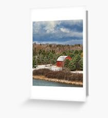 Snow Scene Greeting Card