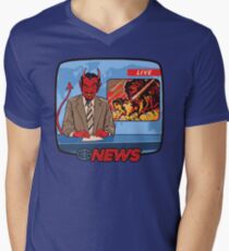 Breaking News Men's V-Neck T-Shirt