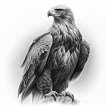 Eagle Landing | Golden Eagle pencil drawing | William Aubrey | Flickr