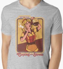 Coping With Stress V-Neck T-Shirt