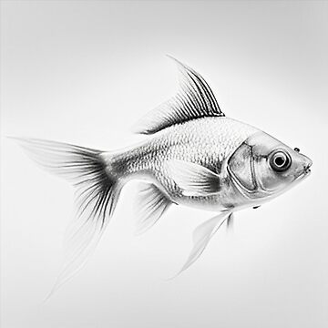 Goldfish pencil drawing : r/drawing