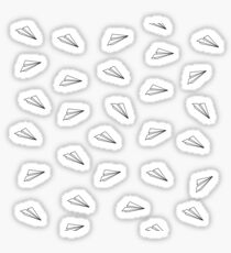 Cute Kawaii Paper Plane Sticker