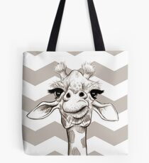 Sketch Giraffe Tote Bag