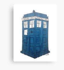 Tardis - Dr Who Canvas Print