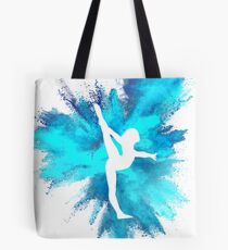Turner Silhouette - blaue Explosion Tote Bag