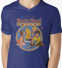 Devil's Music Sing-Along Men's V-Neck T-Shirt