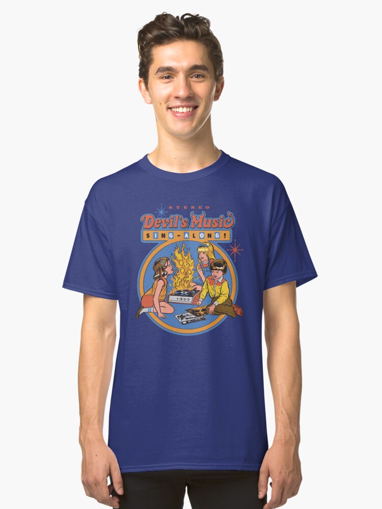 Alternate view of Devil's Music Sing-Along Classic T-Shirt