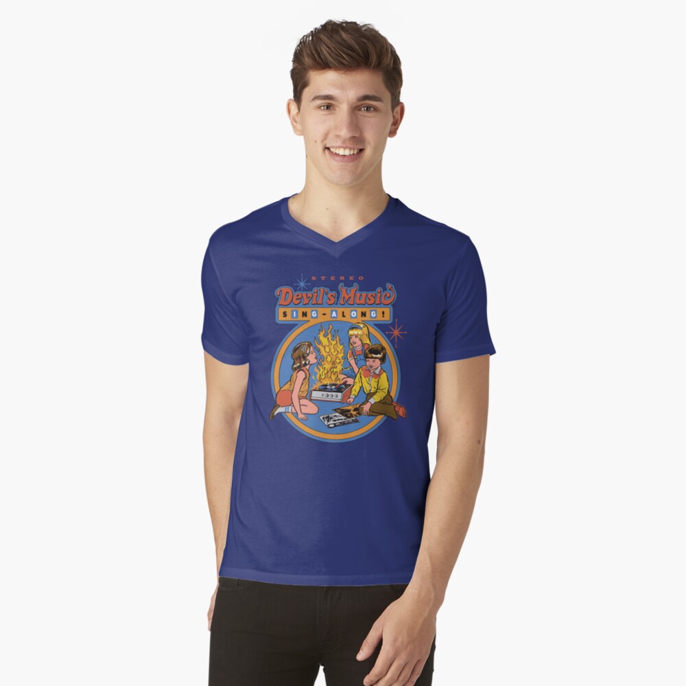 Devil's Music Sing-Along V-Neck T-Shirt