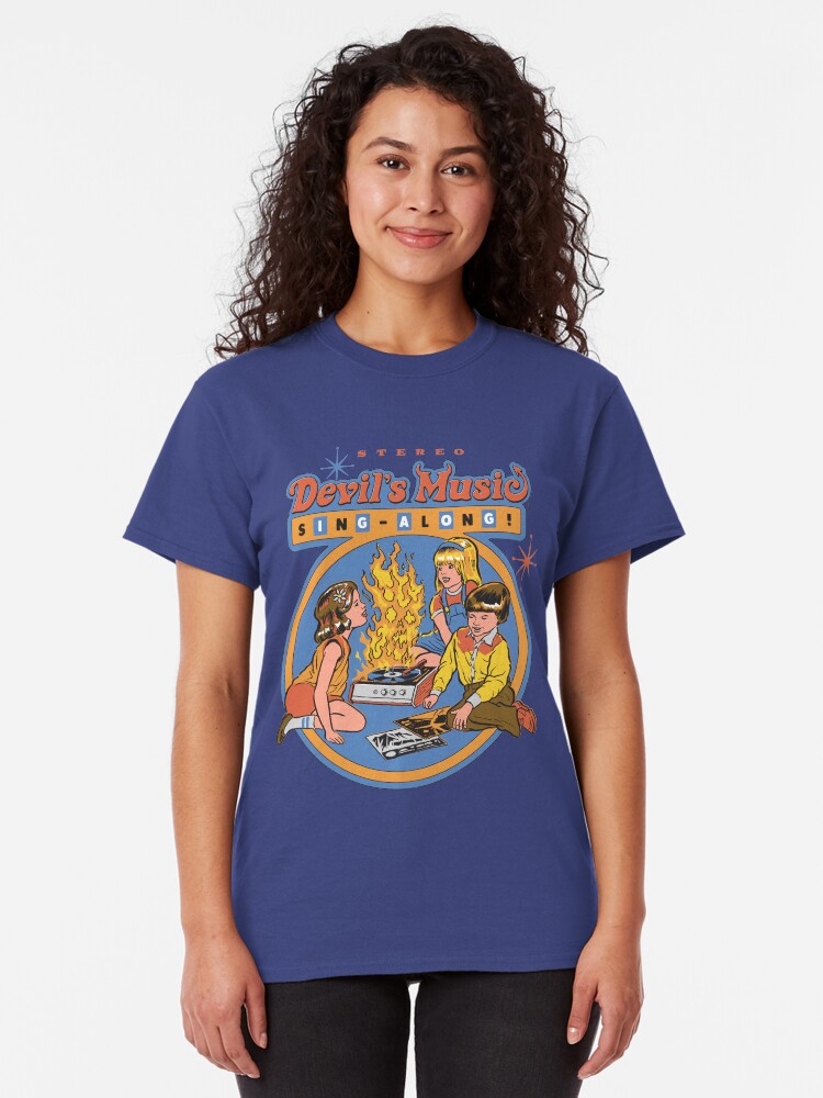 Alternate view of Devil's Music Sing-Along Classic T-Shirt
