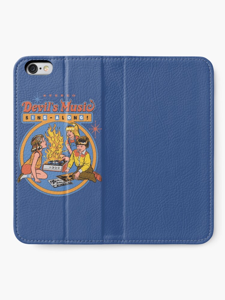 Alternate view of Devil's Music Sing-Along iPhone Wallet