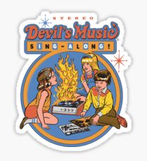 Pegatina Devil's Music Sing-Along