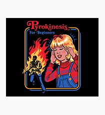 Lámina fotográfica Pyrokinesis para principiantes