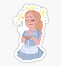 sugar butter flour - waitress the musical Sticker