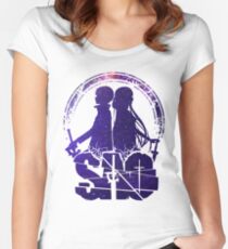 SAO Women's Fitted Scoop T-Shirt