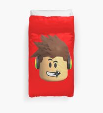 roblox face kids Duvet Cover