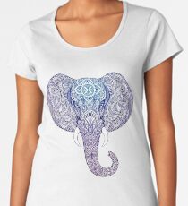 Elephant mandala Women's Premium T-Shirt