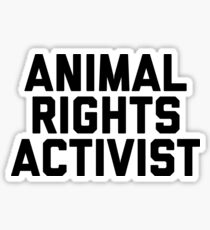 Animal Rights Aktivist Sticker