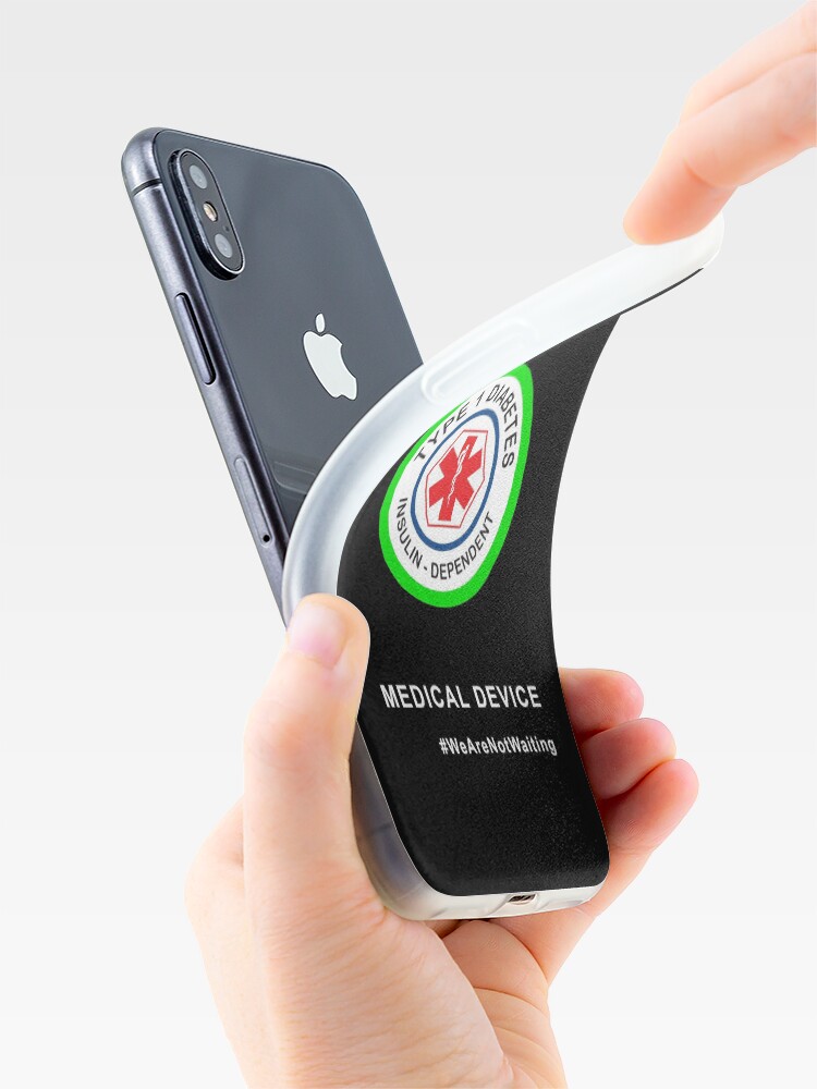 Alternate view of "Medical device" phone case (black) iPhone Case & Cover