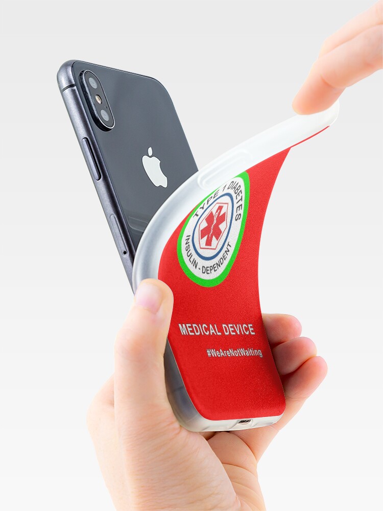 Alternate view of "Medical device" phone case (red) iPhone Case & Cover