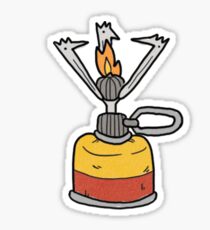 Camp Stove Sticker