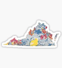 United States of Lilly: Virginia Sticker