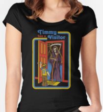 Timmy has a Visitor Women's Fitted Scoop T-Shirt