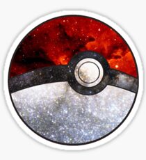 Pokeball Galaxy Sticker