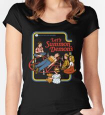 Let's Summon Demons Fitted Scoop T-Shirt