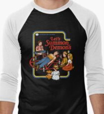 Let's Summon Demons Men's Baseball ¾ T-Shirt