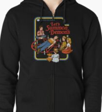 Lass uns Dämonen beschwören Hoodie mit Reißverschluss