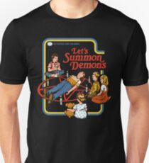 Camiseta unisex Vamos a invocar demonios