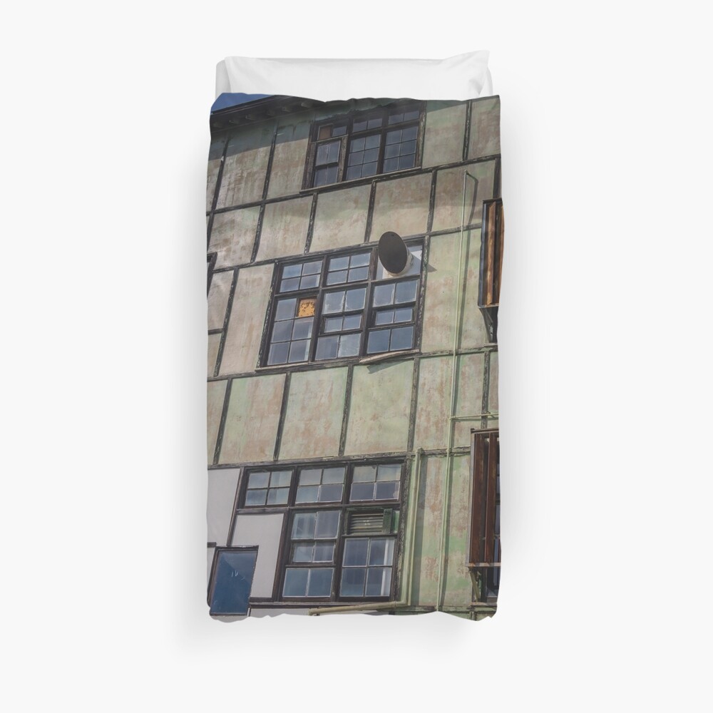 Industrial Building Duvet Cover