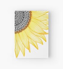 Cuaderno de tapa dura Golden Mandala Sunflower