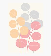 Pastel Leaves Photographic Print
