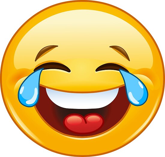 emoticon tears of laughter Posters by storebycaste | Redbubble