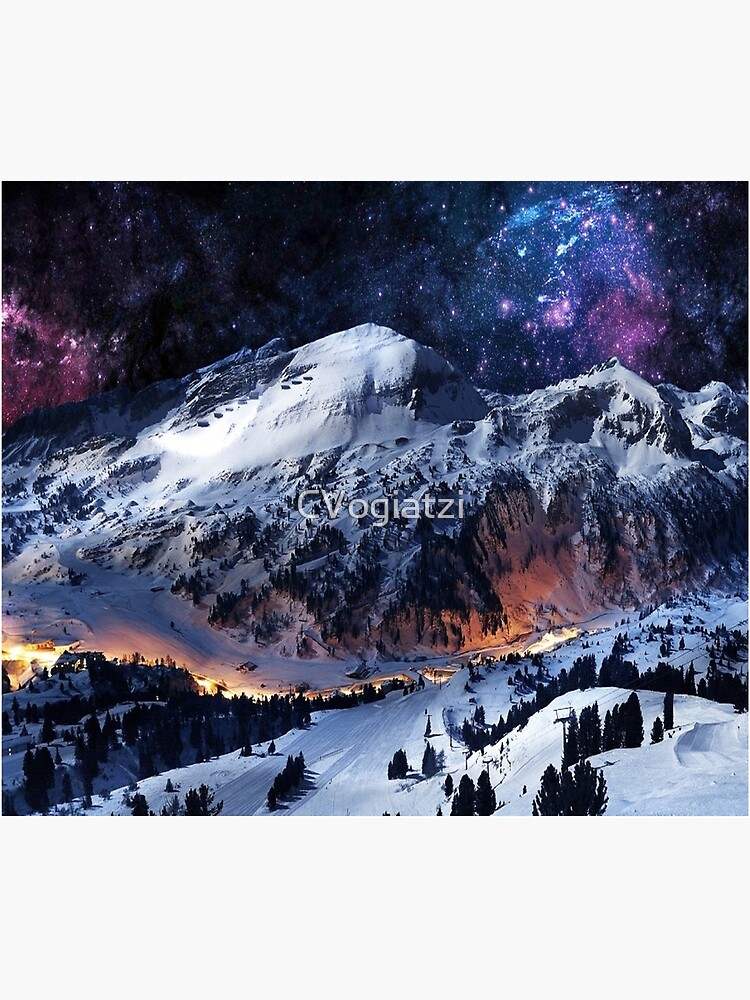 Mountain Calm in space view by CVogiatzi
