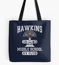 Stranger Things Tee - Hawkins AV Club Tote Bag