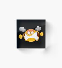 emoticon angry Acrylic Block