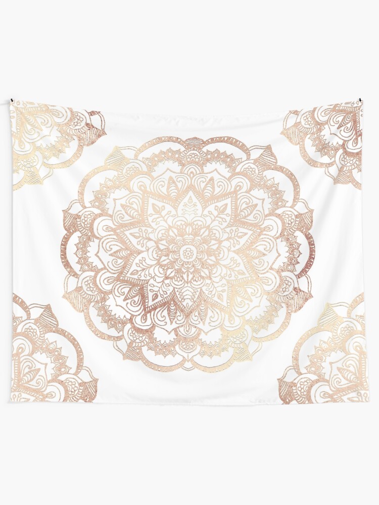 Alternate view of Mandala Gold Shine I Tapestry