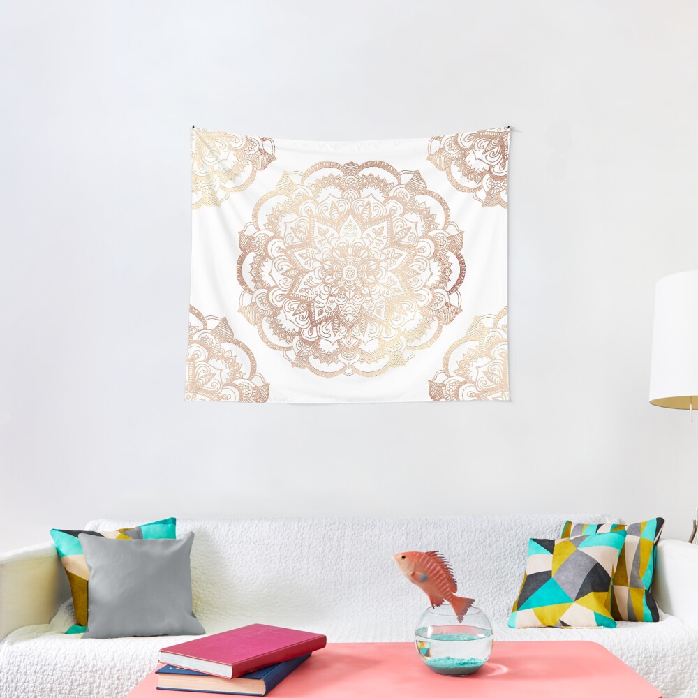 Mandala Gold Shine I Tapestry