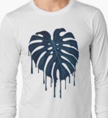 Monstera Melt (in Green) Long Sleeve T-Shirt
